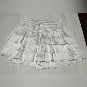 Mixology W.A.P.G | White Ruffled Skirt
